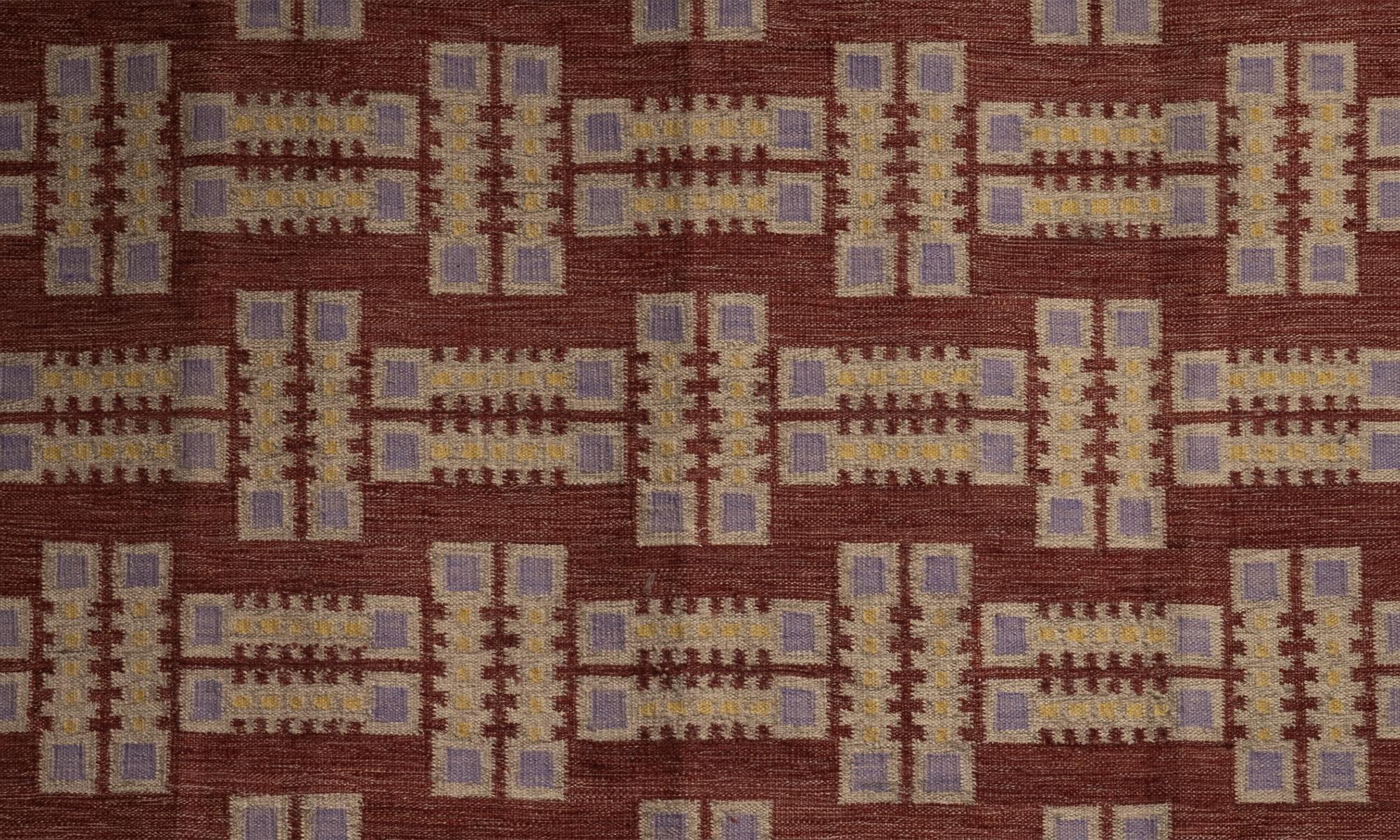 Scandinavo Flat Weave Rug, Scandinavia 1950 in vendita