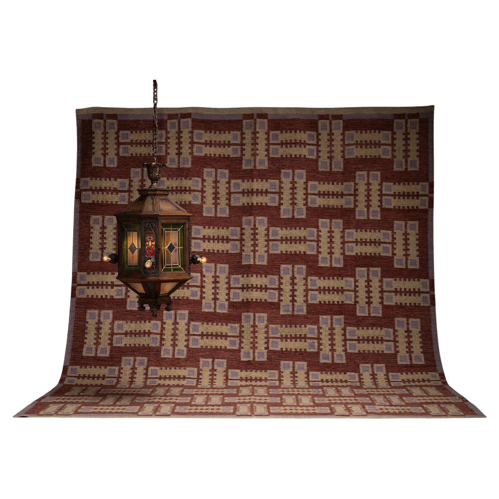 Flat Weave Rug, Scandinavia 1950 in vendita