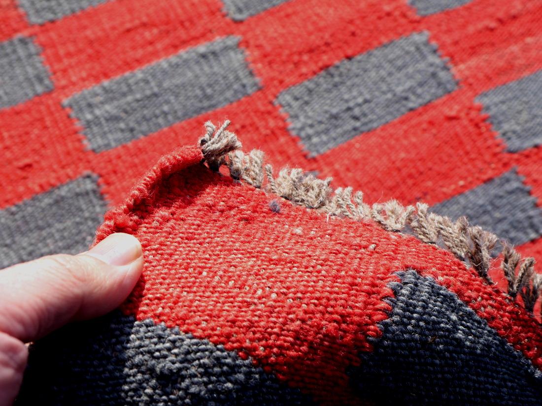 Flat-weave rug Swedish Scandinavian style Mazandaran Kilim 15x12 ft 440 x 370 cm For Sale 1