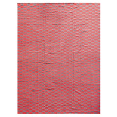 Flat-weave rug Swedish Scandinavian style Mazandaran Kilim 15x12 ft 440 x 370 cm