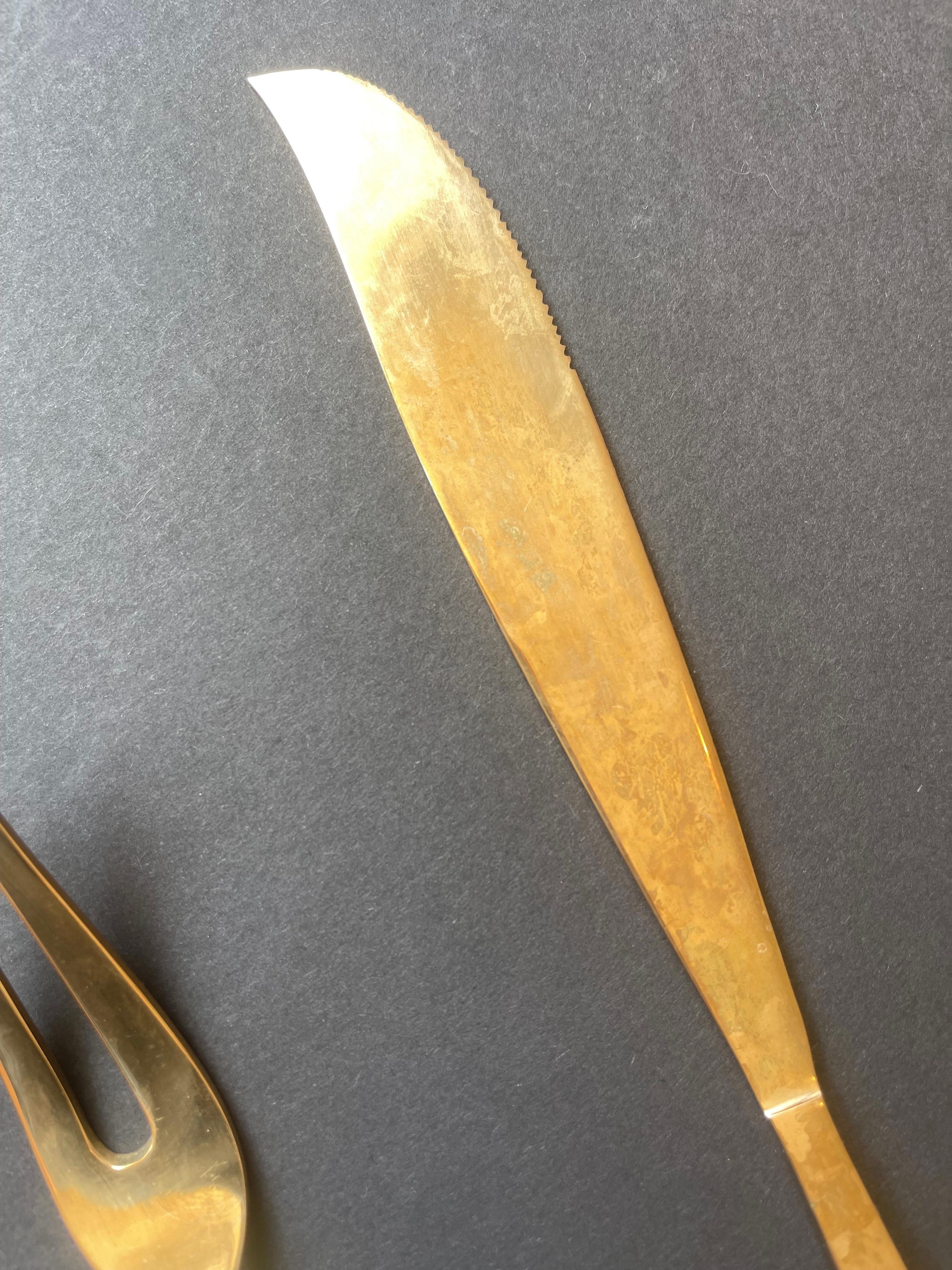 Flatware Bernadotte 'Scanline' 6 Person Cutlery Set, 39 Pieces, Mid-Century For Sale 9