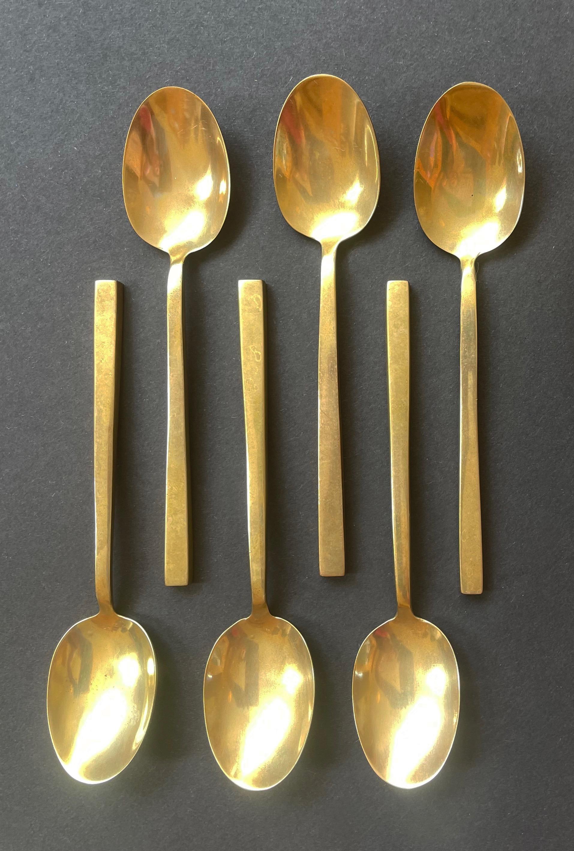 Hand-Crafted Flatware Bernadotte 'Scanline' 6 Person Cutlery Set, 39 Pieces, Mid-Century For Sale