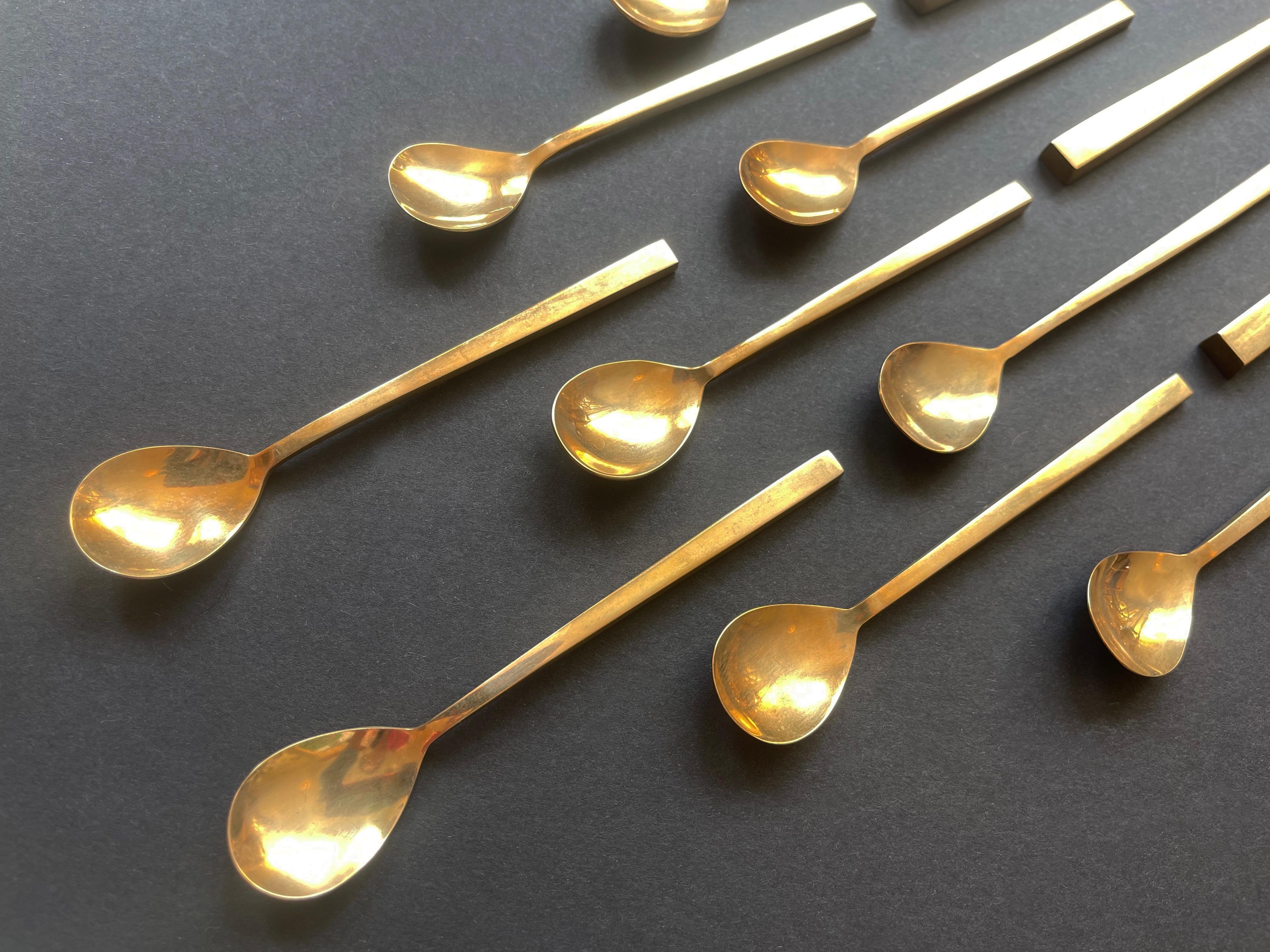Flatware Bernadotte 'Scanline' 6 Person Cutlery Set, 39 Pieces, Mid-Century In Good Condition For Sale In Andernach, DE