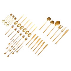 Flatware Bernadotte 'Scanline' 6 Person Cutlery Set, 39 Pieces, Mid-Century