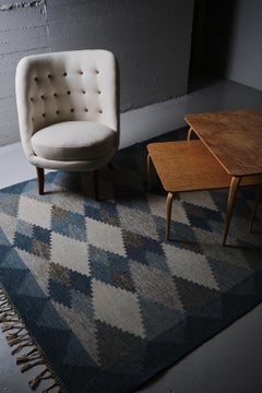 Flatweave carpet by Ulla Parkdal, Sweden, 1950s