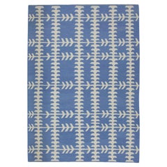 Flatweave Handmade Wool Rug 4'3" x 5'11"