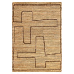 Flatweave Jute, Cotton Rug, Aboya NJBR, 250x350, by Kristiina Lassus