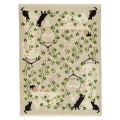 Flatweave Rug - Aunt Maude in Chalk, by Jessica Helgerson