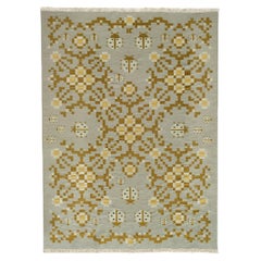 Flatweave Rug - Ladybug Brambles in Soft Gray by Jessica Helgerson