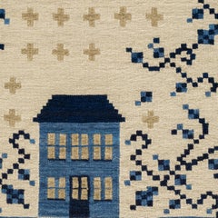 Flachwebteppich - Tea Time in Chalk von Jessica Helgerson