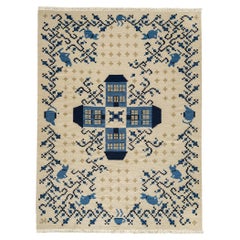 Flatweave Rug - Tea Time in Chalk by Jessica Helgerson