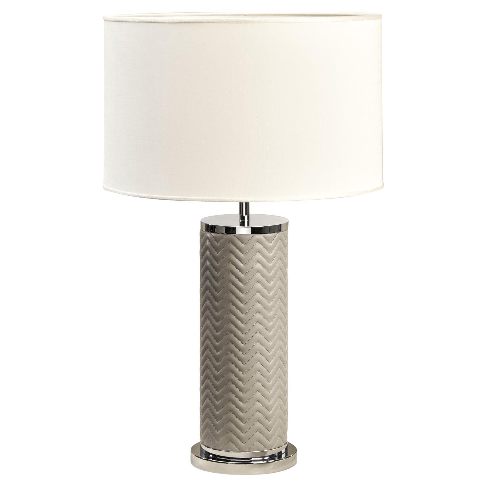 Flavia Herringbone Table Lamp by Riviere x Giobagnara