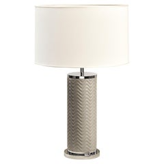 Flavia Herringbone Table Lamp by Riviere x Giobagnara