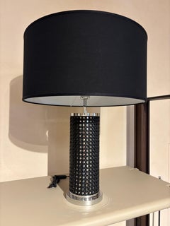 Flavia No 2 Hand-Braided Table Lamp by Riviere x Giobagnara