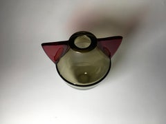 Flavio Barbini:: Vase aus Muranoglas:: Alfredo Barbini:: 1985:: Italien