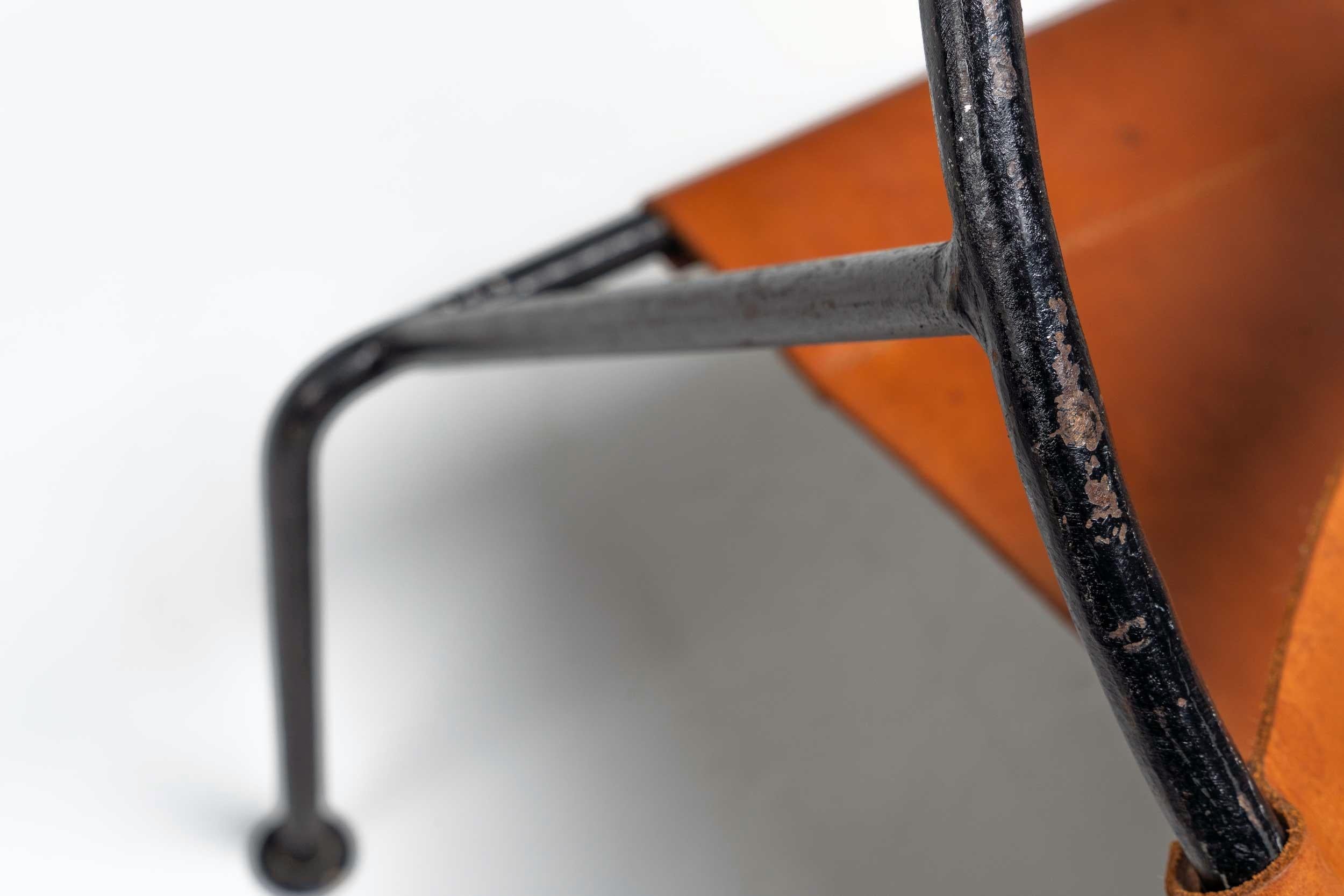 Steel Flavio de Carvalho FDC-1 Chair, Brazil, 1950 For Sale