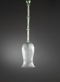 Flavio Poli (Attr.), Seguso Chandelier in Murano Glass, Italy 1940s