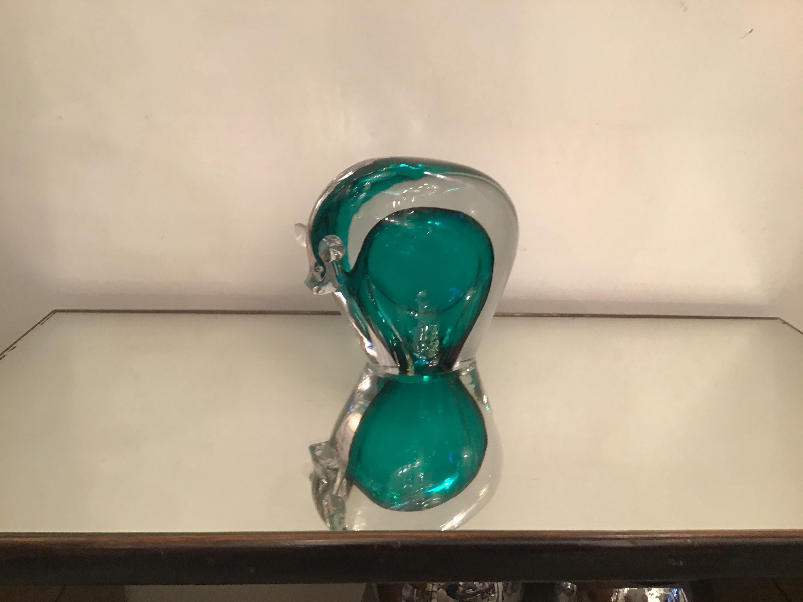 Flavio Poli Bull Murano Glass, 1950, Italy For Sale 2