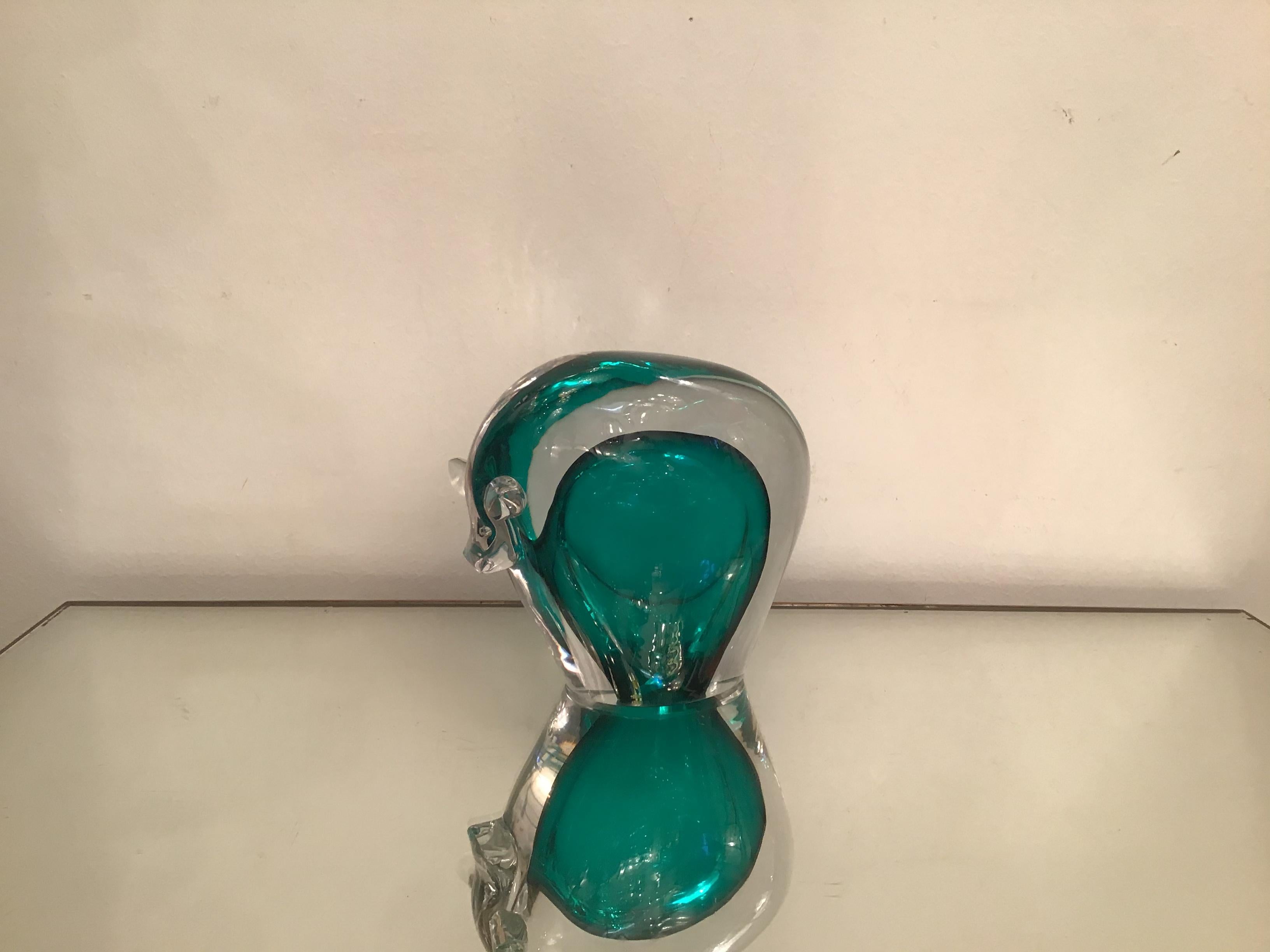 Flavio Poli Bull Murano Glass, 1950, Italy For Sale 3