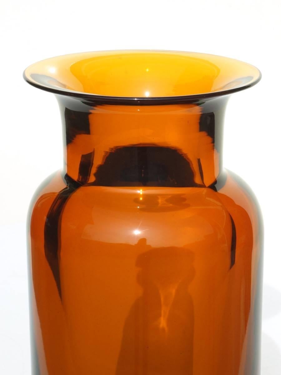 Mid-Century Modern Flavio Poli by Seguso Vase 