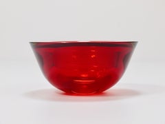 Flavio Poli Caviar Sommerso Bol en verre Murano Sommerso par Seguso, Italie, années 1960