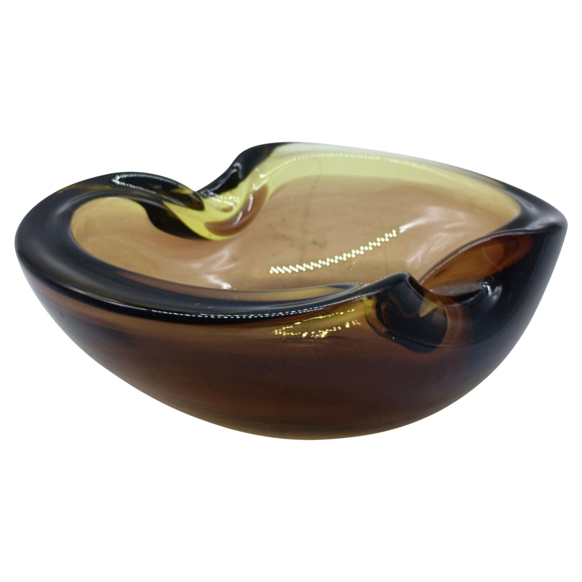 Flavio Poli Submerged Murano Glass Centerpiece, Italy 1960s