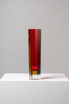 FLAVIO POLI (Chioggia, Italia, 1900-1984). Vase, Murano, Italy, 1960s.