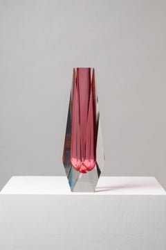 Flavio Poli per Alessandro Mandruzzato. Vaso, Murano, Italia, anni '60.