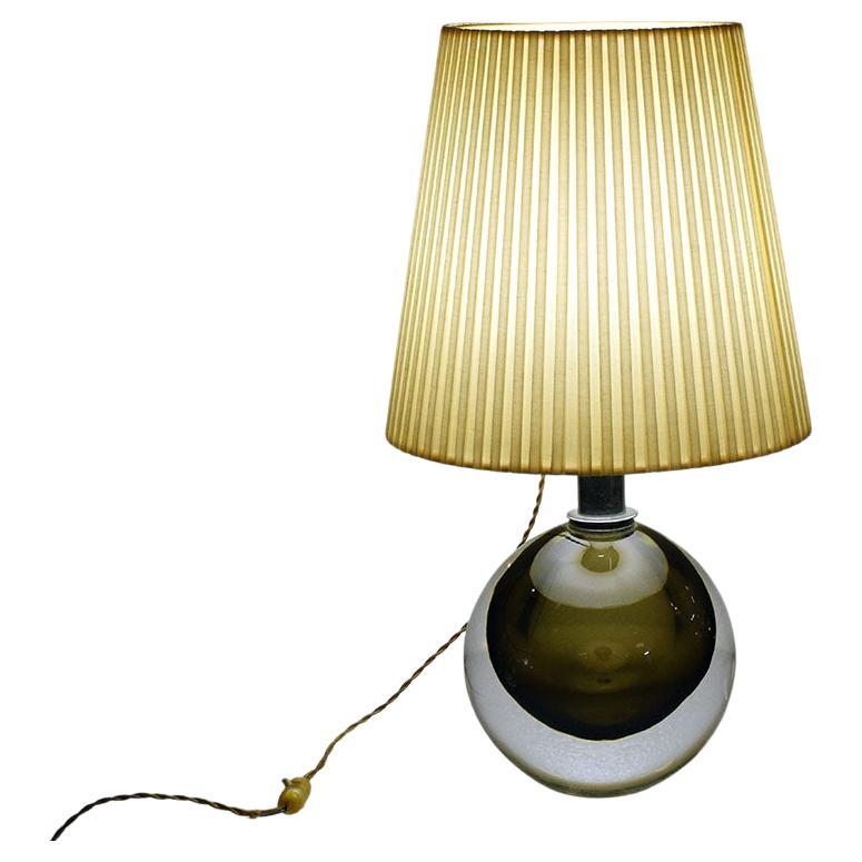Flavio Poli for Seguso Murano Midcentury Table Lamp, 1950s For Sale