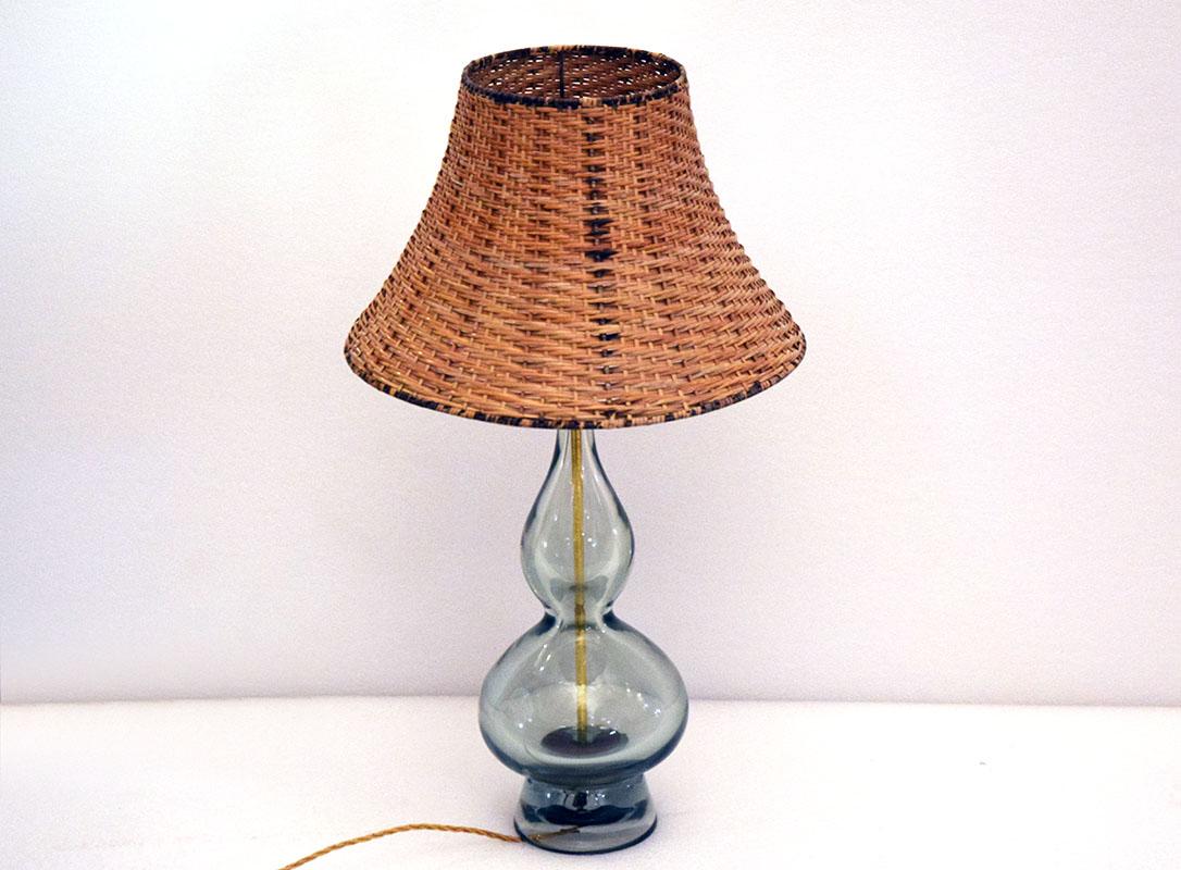 Mid-Century Modern Flavio Poli for Seguso Murano Table Lamp, 1950s For Sale