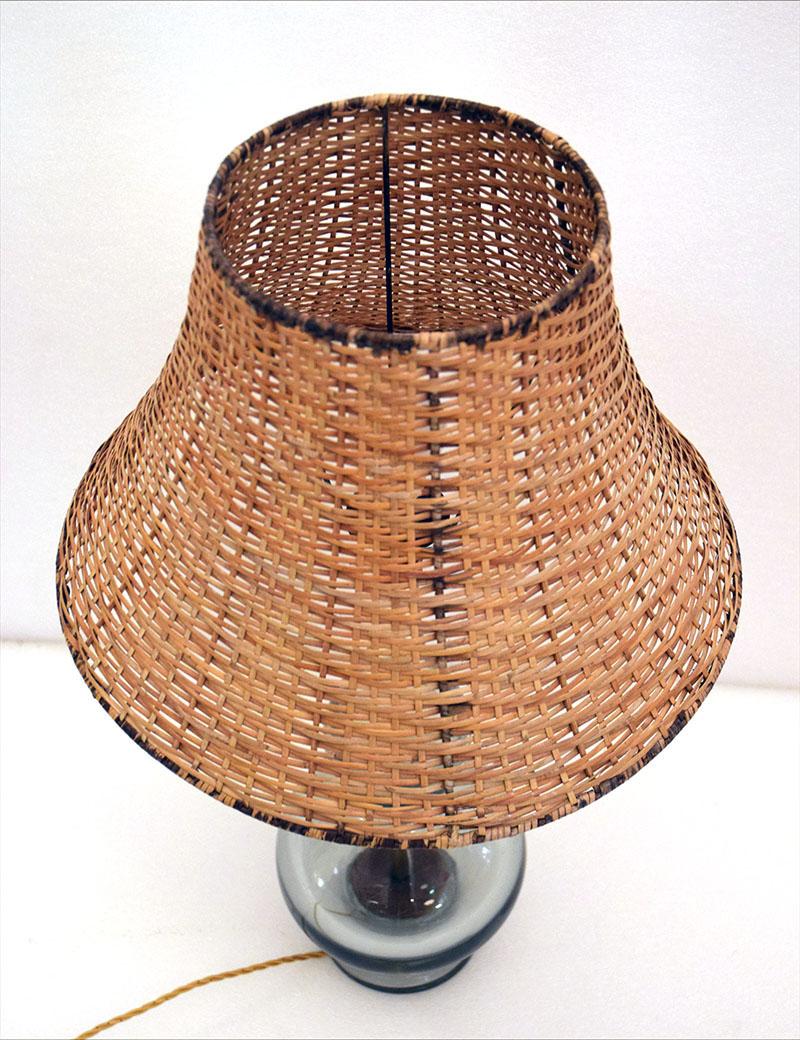 Flavio Poli for Seguso Murano Table Lamp, 1950s For Sale 1