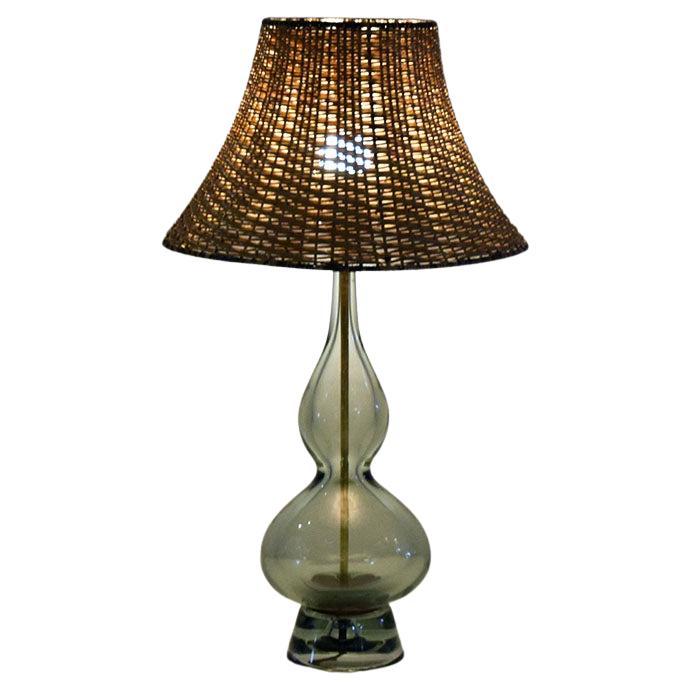 Flavio Poli for Seguso Murano Table Lamp, 1950s For Sale