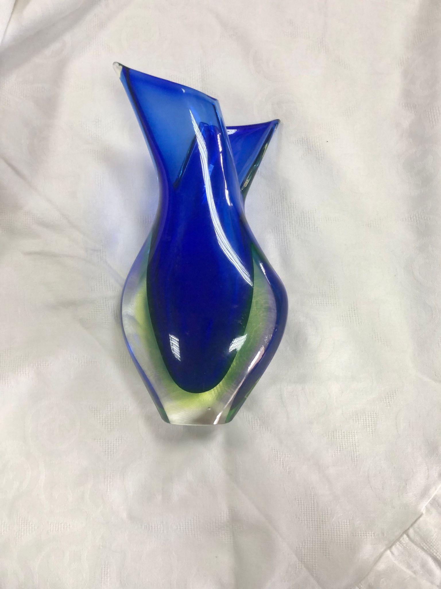 flavio poli murano glass vase