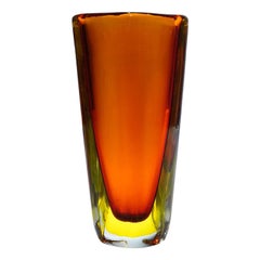 Flavio Poli für Seguso Sommerso Vase Murano ca. 1953