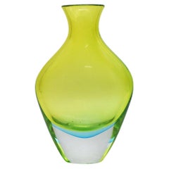 Flavio Poli For Seguso Vetri D’arte Large Sommerso Vase From The 1960s