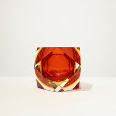Small Murano Glass Vase by Flavio Poli, Italy, 1970