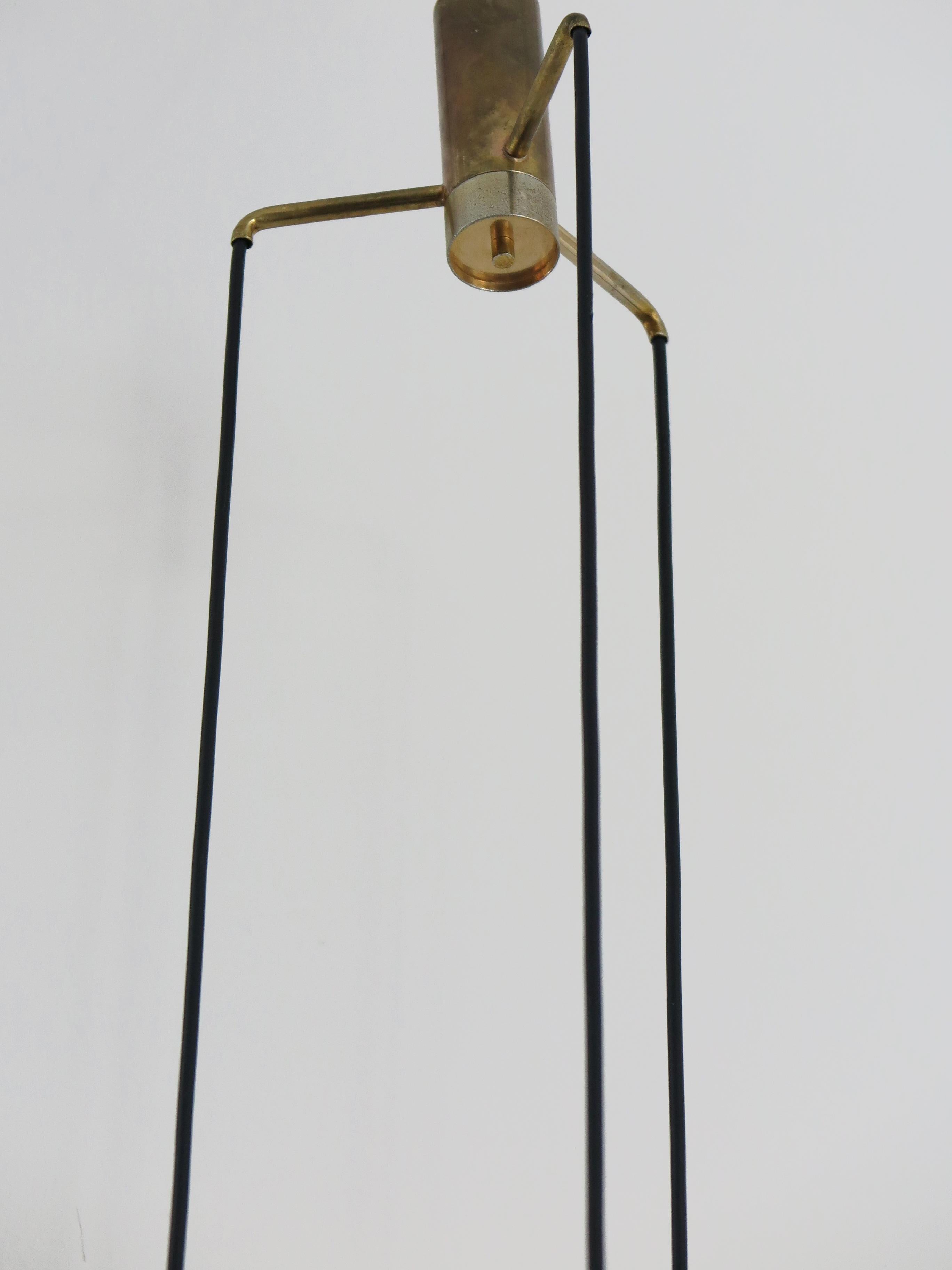 Flavio Poli Italian Mid-Century Modern Pendant Glass Lamp for Seguso, 1950s 10