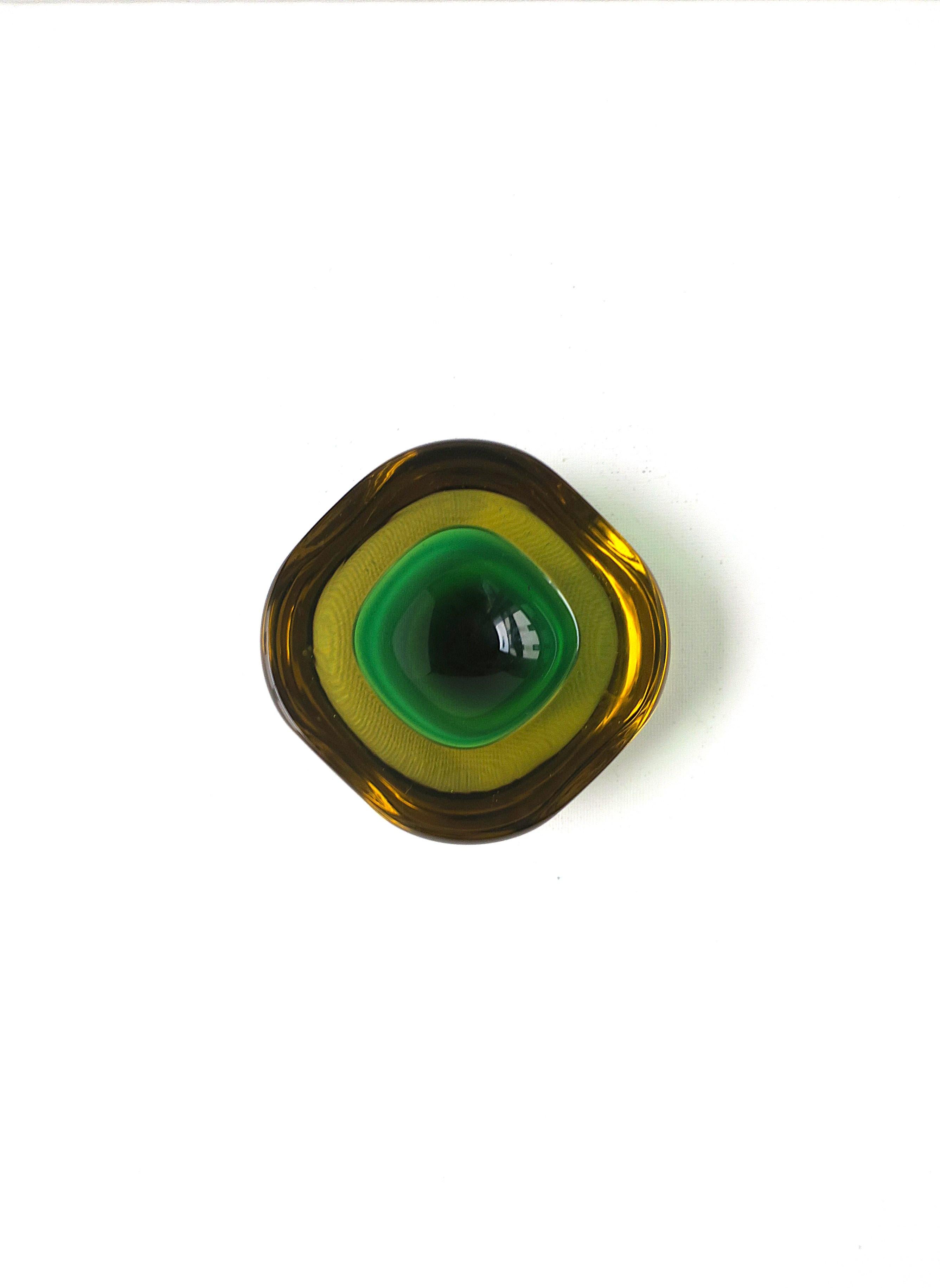 Flavio Poli Italienisches Murano Kunstglas Schale (Muranoglas) im Angebot