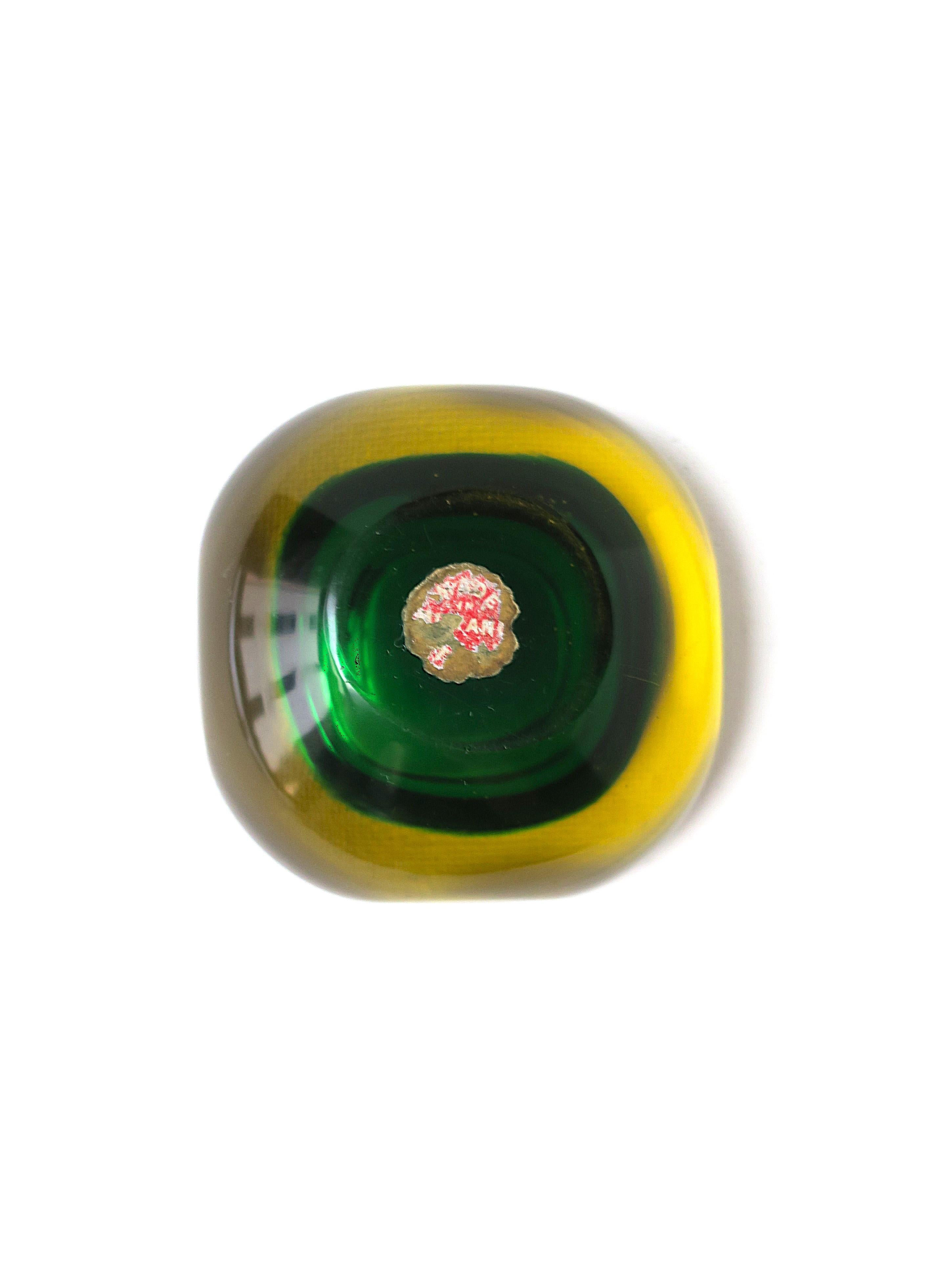 Flavio Poli Italienisches Murano Kunstglas Schale im Angebot 2
