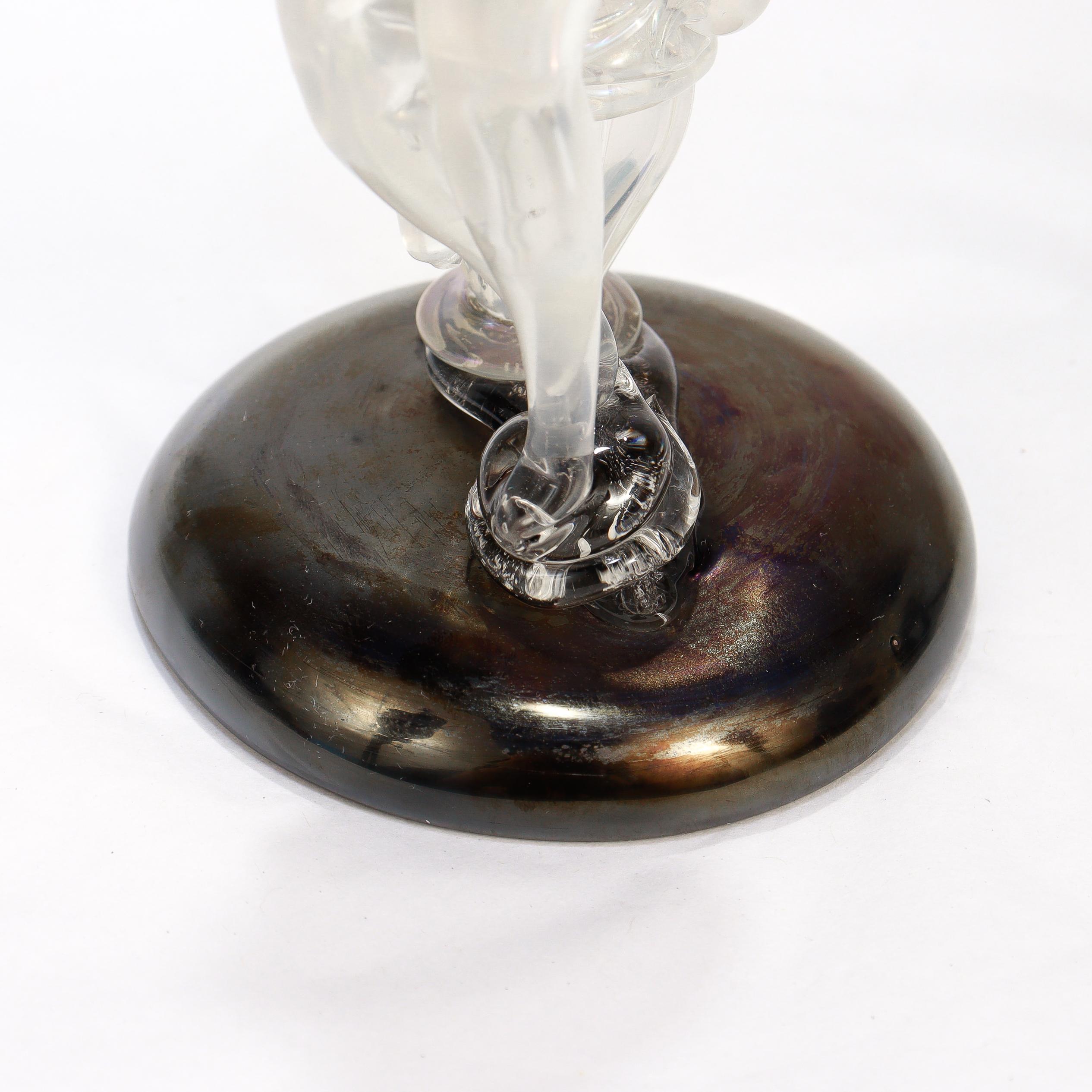 Flavio Poli / I.V.A.M Murano Art Glass Figurine Femme nue avec fruits et fleurs en vente 13