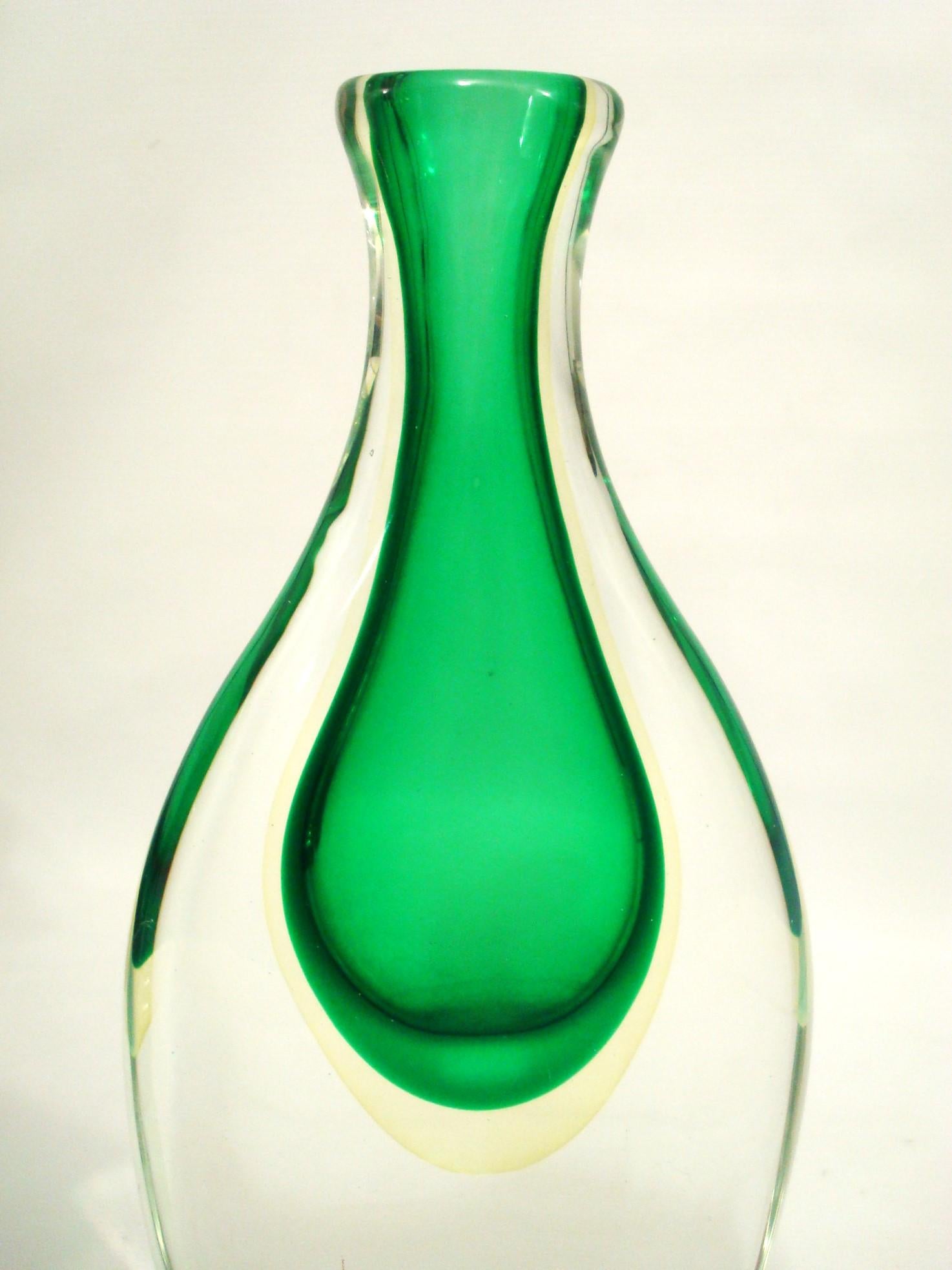 Flavio Poli Vaso grande in vetro di Murano Sommerso di Seguso, 1960 in vendita 4