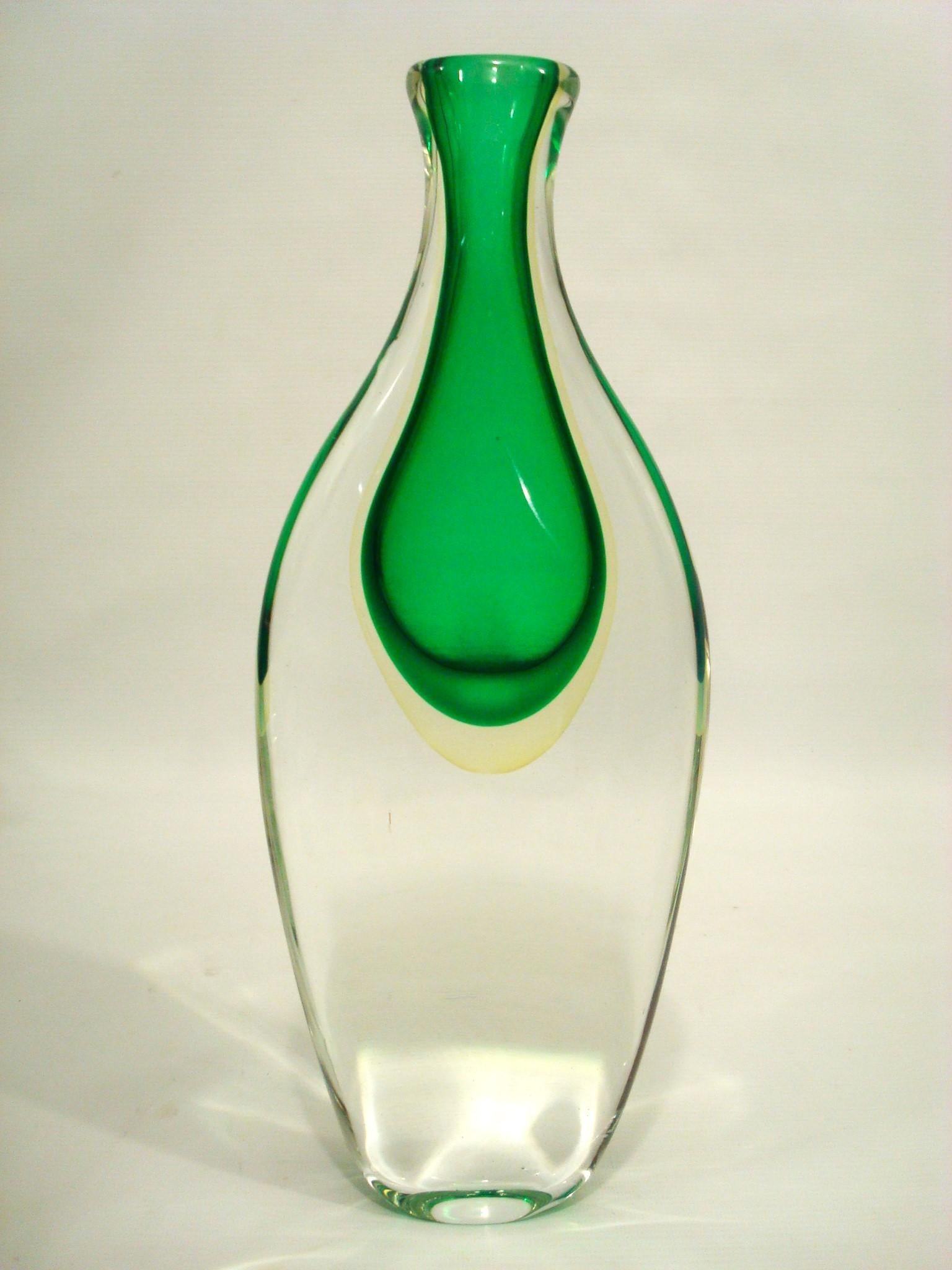 Flavio Poli Vaso grande in vetro di Murano Sommerso di Seguso, 1960 In condizioni buone in vendita a Buenos Aires, Olivos