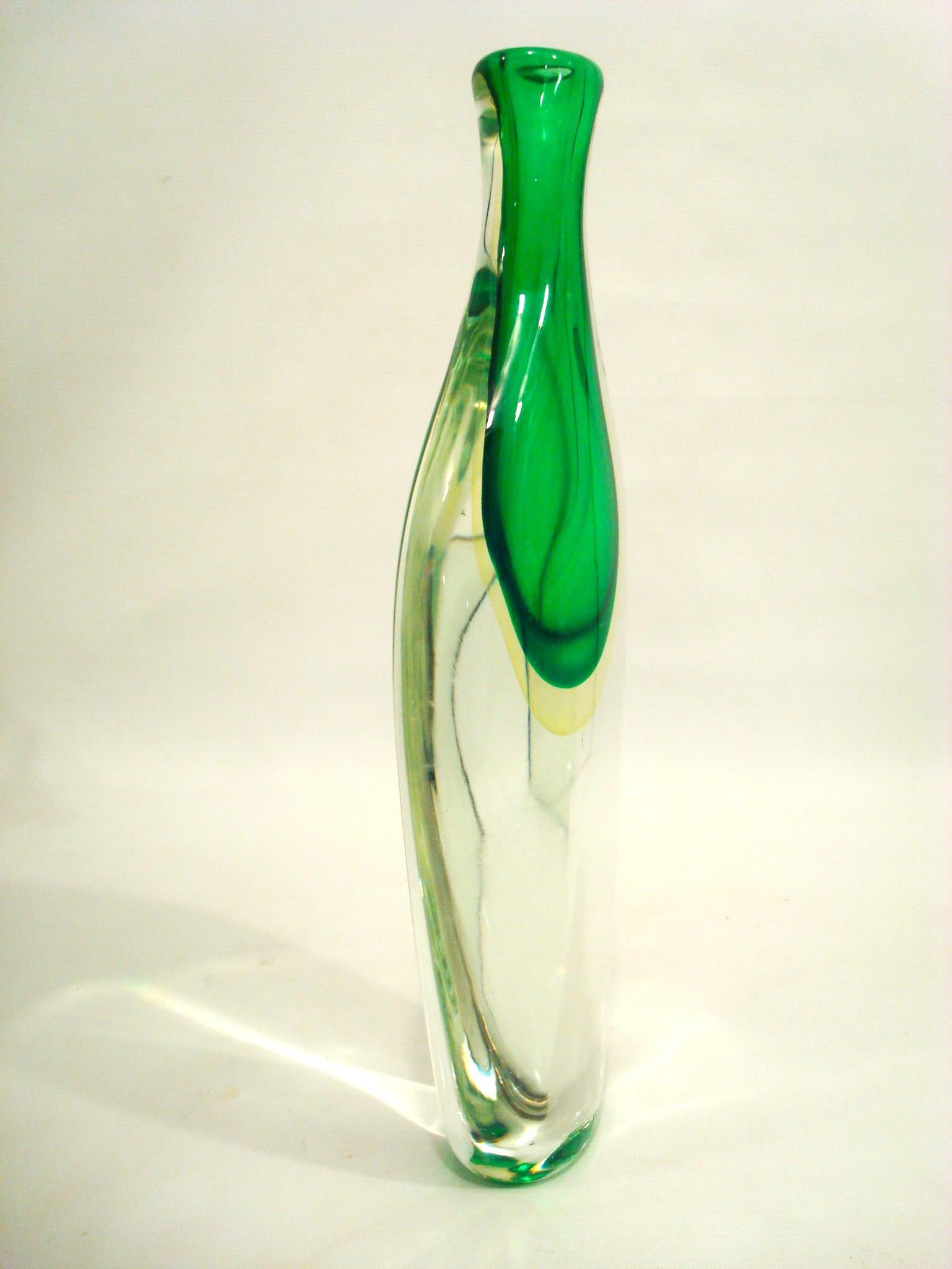 Flavio Poli Vaso grande in vetro di Murano Sommerso di Seguso, 1960 in vendita 1