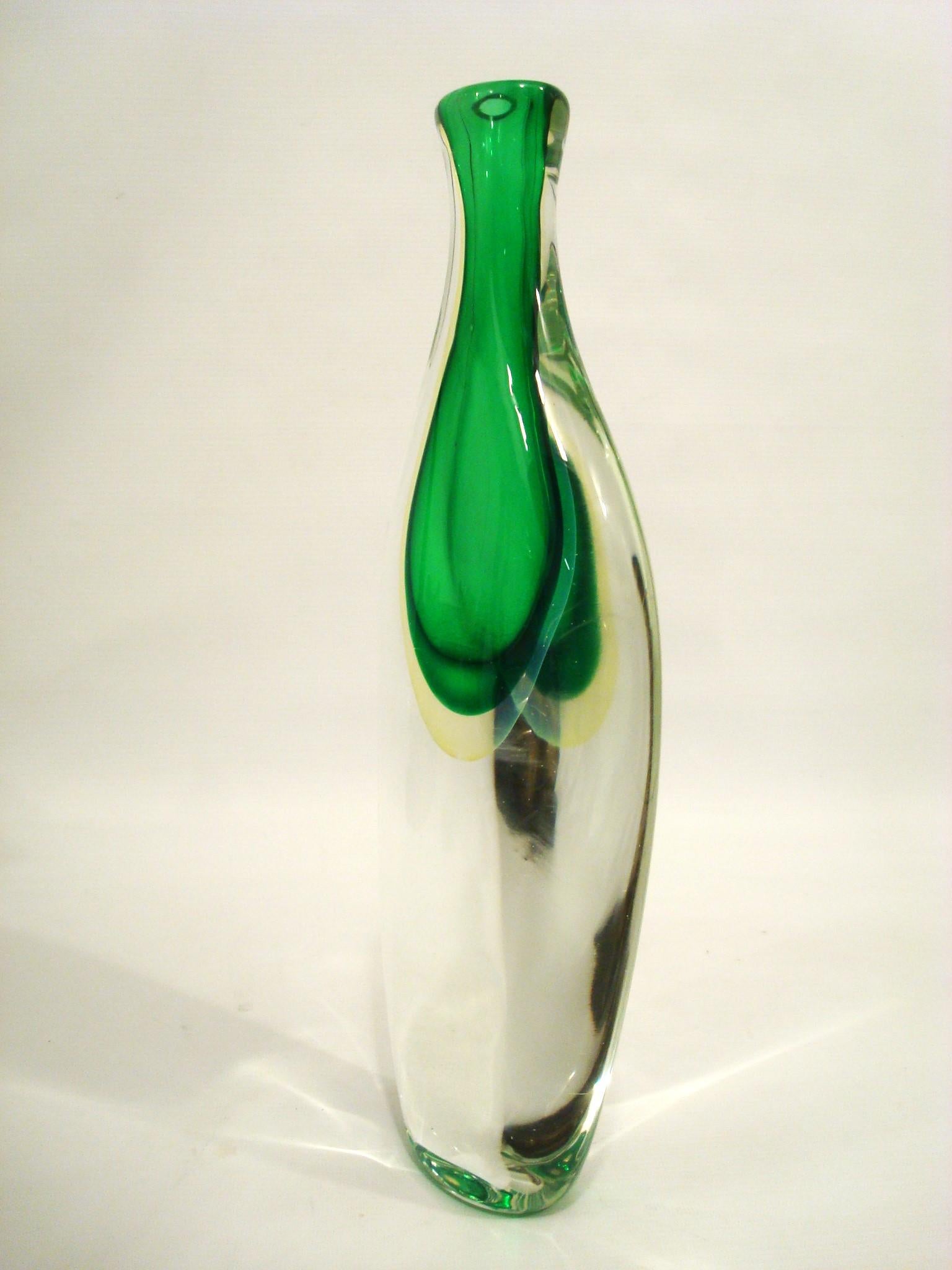 Flavio Poli Vaso grande in vetro di Murano Sommerso di Seguso, 1960 in vendita 2