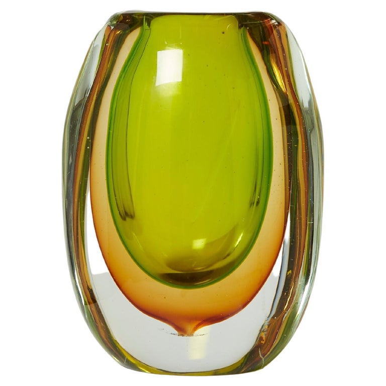 Flavio Poli Large Sommerso Murano Glass Vase by Seguso, 1960 For Sale at  1stDibs | flavio poli vase, flavio poli sommerso vase