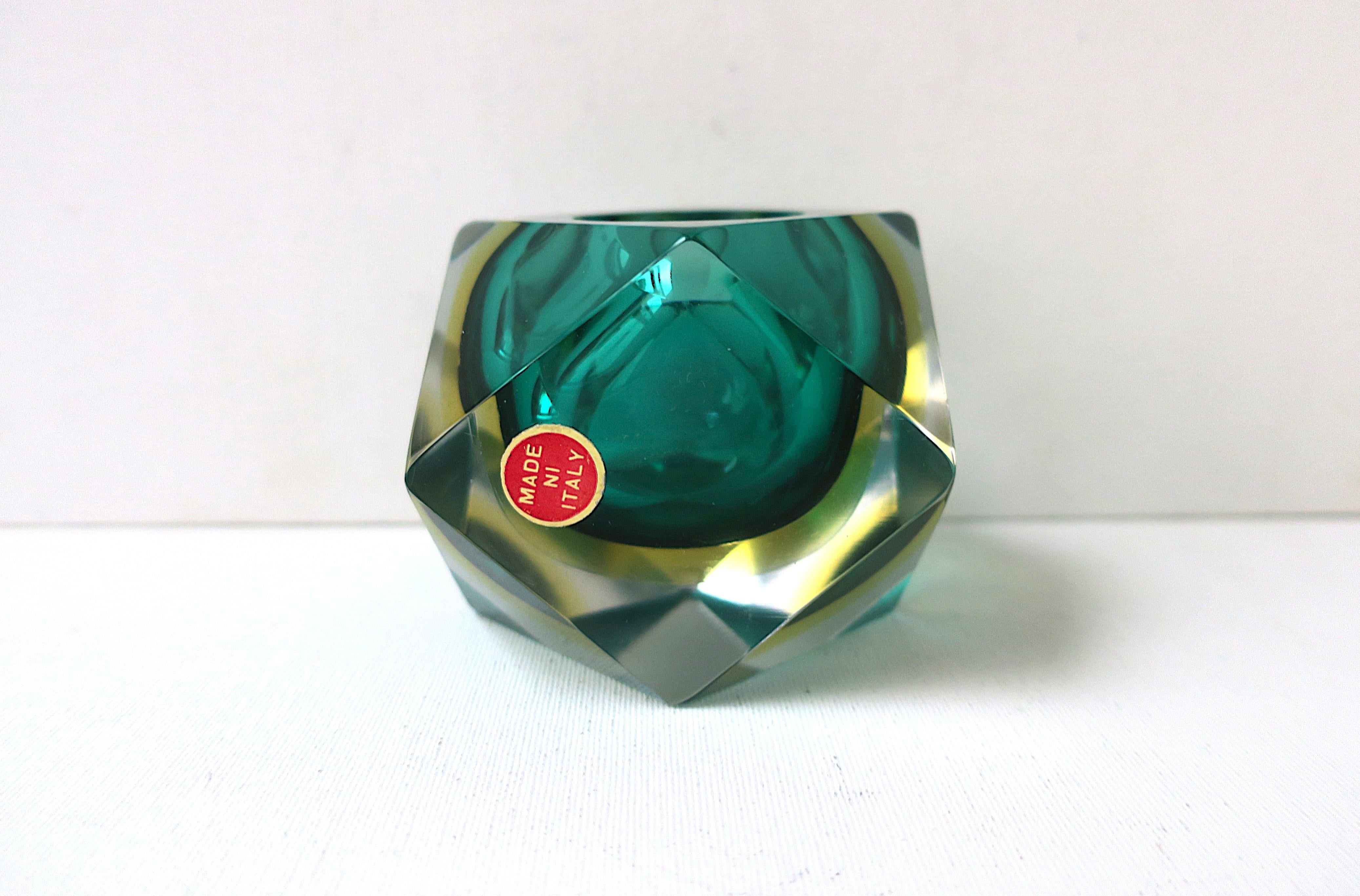 Vaso in vetro artistico di Murano Flavio Poli in vendita 4