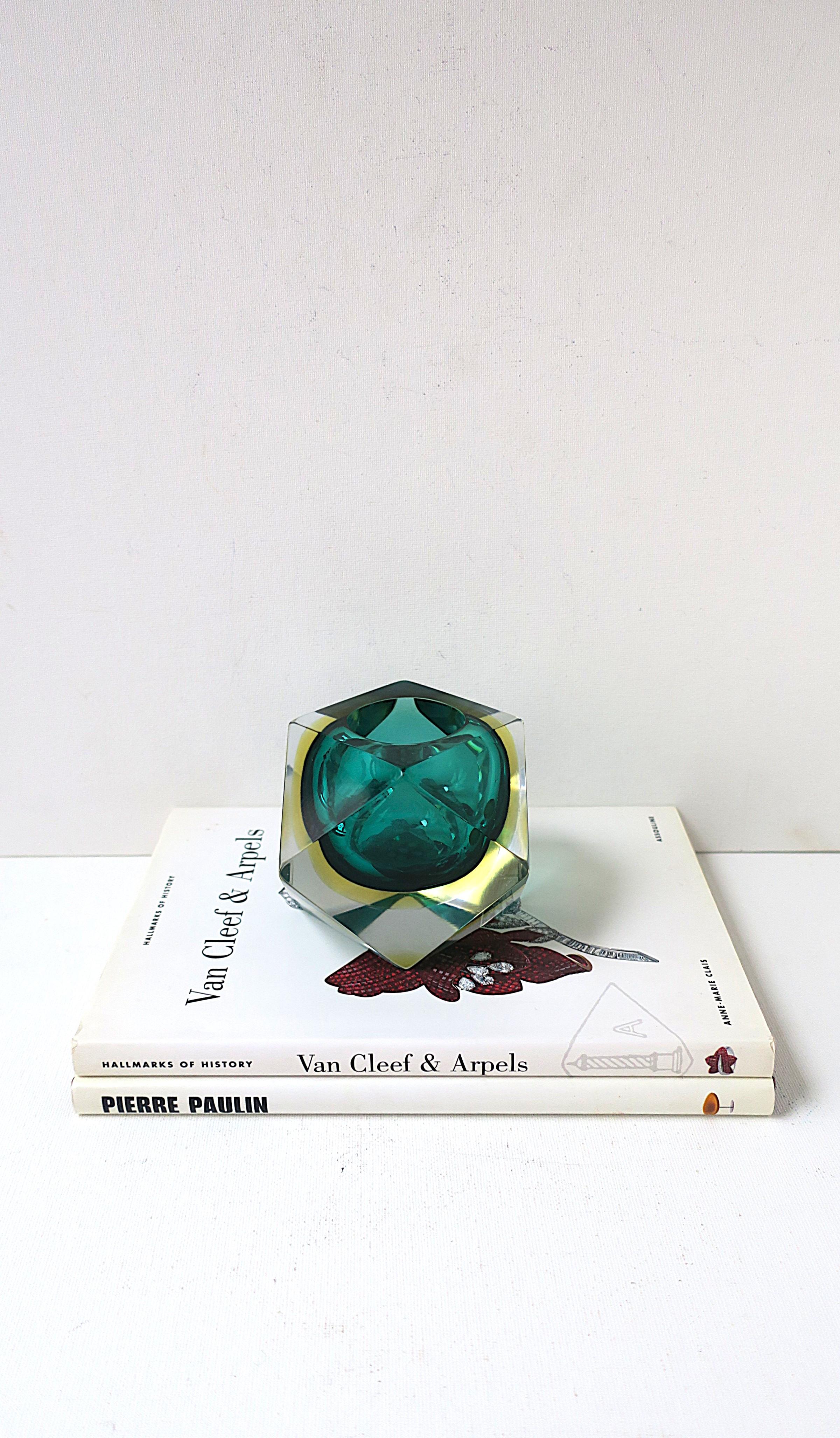 Mid-Century moderno Vaso in vetro artistico di Murano Flavio Poli in vendita