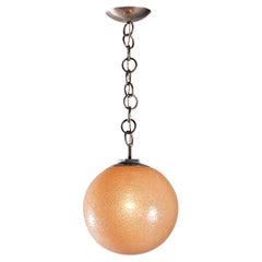Flavio Poli Murano Bollicine Glass Chandelier, Italian Design Seguso, 1940s