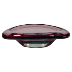Flavio Poli Murano Glass Centerpiece for Seguso, 1950, 2-Color Design