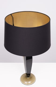Flavio Poli Murano Glass Table Lamp for Seguso, 1960s